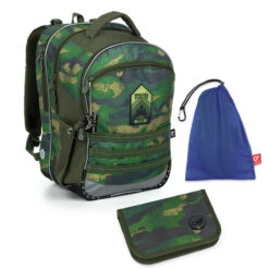 Schulset Topgal COCO 19015 B - Schultasche + Federmäppchen + Schuhbeutel