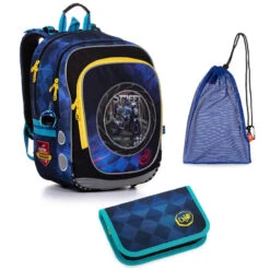 Set Topgal ENDY 20013 B - Schulrucksack + Federmäppchen + Schuhbeutel