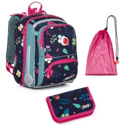 Schulset Topgal BEBE 21001 G - Schultasche + Federmäppchen + Schuhbeutel