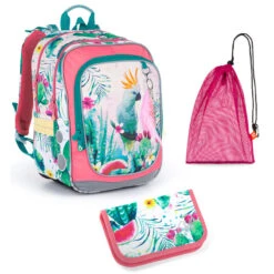 Topgal 7 Set Topgal ENDY 21002 G - Schulrucksack + Federmäppchen + Schuhbeutel