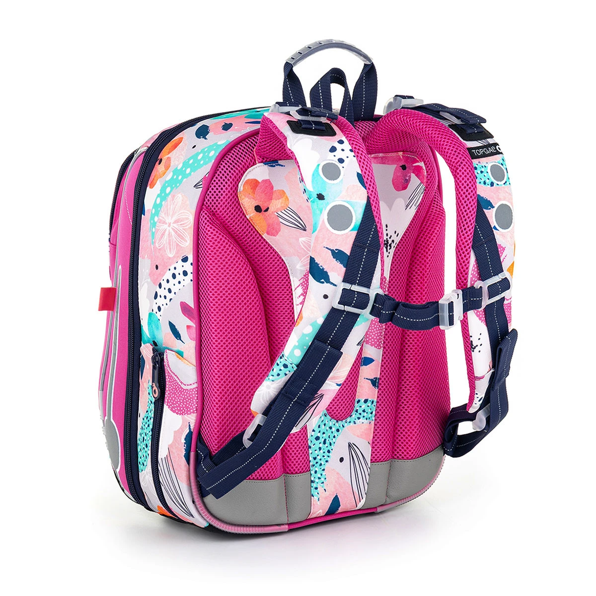 Großes Schulset Topgal BEBE 22001 G - Schulaktentasche + Federmäppchen + Schuhbeutel + Regenhülle 3 Großes Schulset Topgal BEBE 22001 G - Schulaktentasche + Federmäppchen + Schuhbeutel + Regenhülle – Bild 3