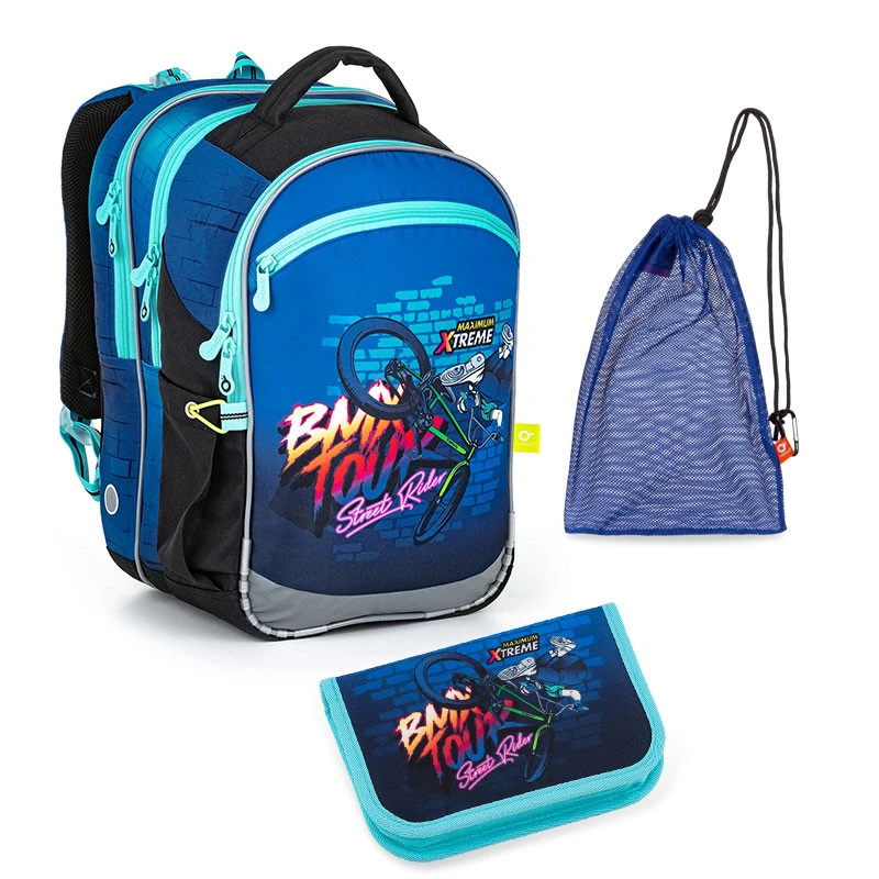 Schulset Topgal COCO 22017 B - Schulrucksack + Federmäppchen + Schuhbeutel 1 Schulset Topgal COCO 22017 B - Schulrucksack + Federmäppchen + Schuhbeutel