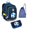 Schulset Topgal ENDY 22016 B - Schulrucksack + Federmäppchen + Schuhbeutel