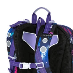 Großes Schulset Topgal MIRA 22009 B - Schultasche + Federmäppchen + Schuhbeutel + Regenhülle -Topgal 63202