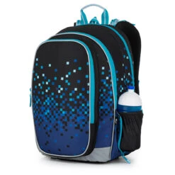 Großes Schulset Topgal MIRA 22020 B - Schulrucksack + Federmäppchen + Schuhbeutel + Regenhülle -Topgal 63262