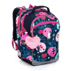 Großes Schulset Topgal COCO 22054 G - Schulrucksack + Federmäppchen + Schuhbeutel + Regenhülle -Topgal 71714