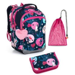 Topgal 13 Schulset Topgal COCO 22054 G - Schulrucksack + Federmäppchen + Schuhbeutel