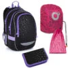 Schulset Topgal CODA 23007 G - Schulrucksack + Federmäppchen + Schuhbeutel + Regenhülle