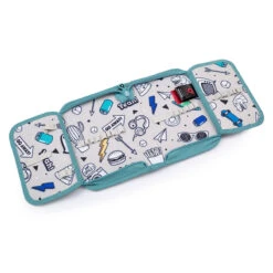 Großes Schulset Topgal BEBE 23011 B - Schulrucksack + Federmäppchen + Schuhbeutel + Regenhülle -Topgal 72624