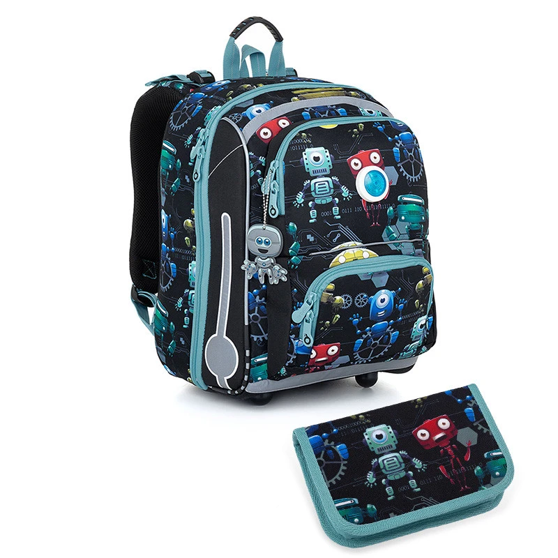 Schulrucksack Und Federmäppchen Topgal BEBE 23011 B 1 Schulrucksack Und Federmäppchen Topgal BEBE 23011 B