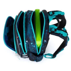 Großes Schulset Topgal ENDY 23012 B - Schulrucksack + Federmäppchen + Schuhbeutel + Regenhülle -Topgal 81019